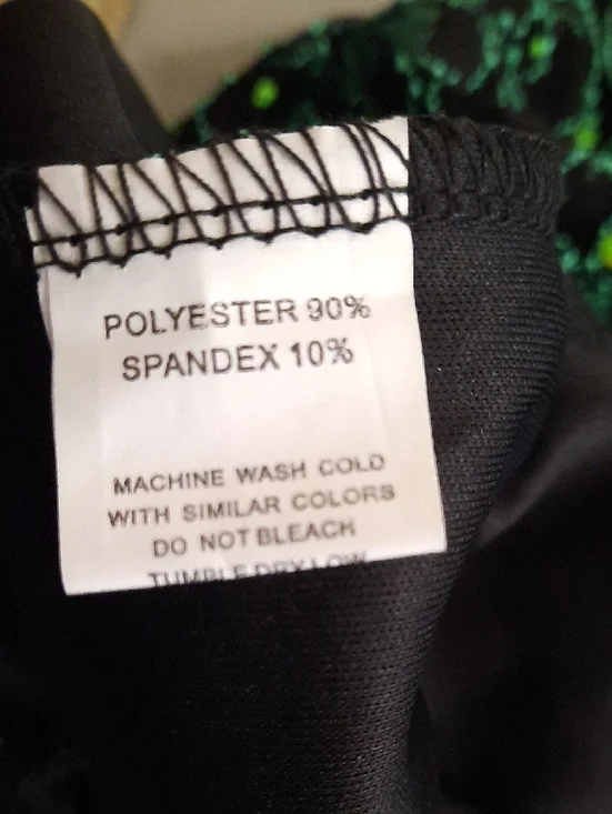 Green Floral Velvet Sheath Dress - Women Size XXL - Picture 2 of 13